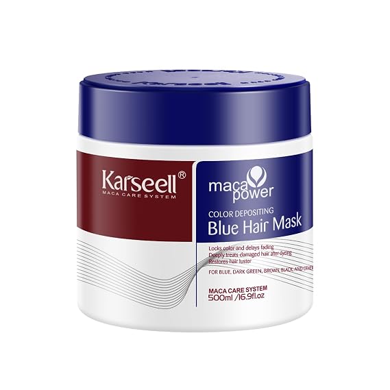 Karseell Maca Power Blue Hair Color Depositing Mask 500ml