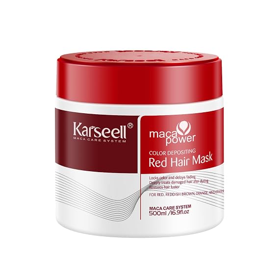 Karseell Maca Power Red Hair Color Depositing Mask 500ml