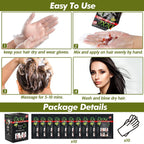 Dexe Black Hair Shampoo – Bulk Deal: 5 Boxes (50 Sachets) – Instant Hair Dye